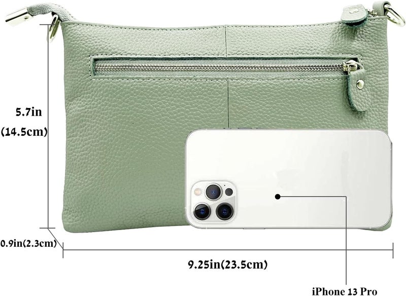 Beurlike Leather Wristlet Wallet Clutch Purses For Women Small Crossbody Phone Bags - Image 3